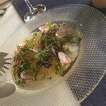 OCEAN Casita - 前菜：鮮魚のカルパッチョミスト