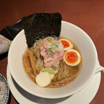 酒肴場 屯 - 【限定】冷やしらぁ麺（真昆布水×がごめ昆布水）¥1000