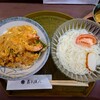 あけぼの - 令和4年8月 ランチタイム
合乗り定食 650円
天とじ丼＋素麺