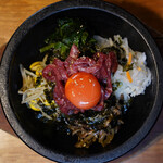 stone grilled bibimbap