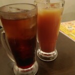 オモニ別邸 松山カルビ - ノンアルコールカシスウーロン、ノンアルコールカシスオレンジ