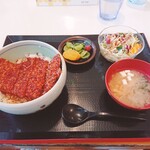 Kuchinashitei - 梅ほの香ソースカツ丼ランチ (830円・税込)