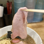 福島壱麺 - チャーシューのアップ