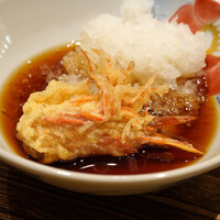 日本橋 蕎ノ字 - 車海老の頭　②