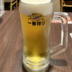 バーミヤン - キリン一番搾り生ビール ¥549→329