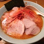 麺通 - カラフトらーめん（辛背油）　こってりで　780円 チャーシュウ増220円