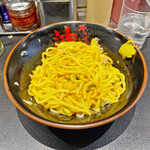 東京油組総本店 - まずは良く混ぜます