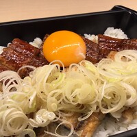 白焼きと蒲焼の2色重