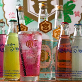 焼酎をお好みのドリンクで割って楽しむ当店ならではのスタイル♪
