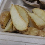 グレイトフルバーガー - ランチプレートのフライドポテト