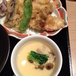 海山邸 - 天ぷらと茶碗蒸し