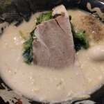 横濱家系ラーメン 神山 - ネギチャ丼セットのとんこつラーメン醤油