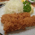 かつ半 - ヒレカツ定食1500円