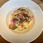 BRERA - 桃と生ハム冷製パスタ