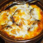 卓 - ナスとミートソースのチーズ焼その２