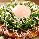 Okonomiyaki Teppan Yaki Tsurujirou - とろ卵豚ねぎ焼き