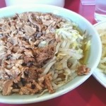 つけそば 丸長 - チャーシューやさいつけ麺　中盛り