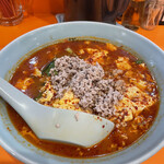 元祖ニュータンタンメン本舗 - 大盛大辛ひき肉ダブルニラ