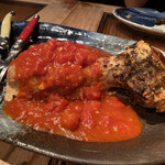 薫風 - トマトソースのハンバーグ