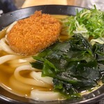 いぶきうどん - コロッケうどん500円