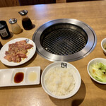 牛角 - 牛角カルビ定食(150g)