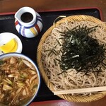 船橋や - かも南ざる大盛1,450円