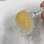 和菓子処 大角玉屋 - 水花　中から出て来たラ・フランス