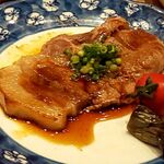 和食・酒 えん - 豚肩ロースのゆず胡椒照り焼き（アップ）