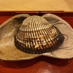 勢麟 - 赤貝（蒲郡）からし菜醤油