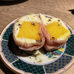 三軒茶屋 - 生ハムとマンゴー