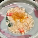 銀座 上瀧 - 2022.7.  気仙沼産 海虎鮫のフカヒレと北海道産 鱈場蟹~鱈場蟹芙蓉海虎鮫~