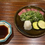 Asakusa Nagami - 鳥取県産田村牛のたたき