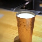 コウシキャンプ - ◆ミニビール（200円：税込）・・仕事中ですので一瞬迷ったのですけれど、この程度ならいいかな。(^◇^;)