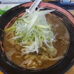 Menya Takatora - 赤味噌ネギラーメン  大盛