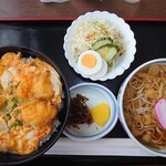 そば幸 - 料理写真:天とじ丼御膳860円(税別)