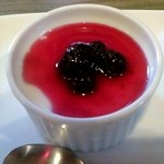 cafe 風音 - ランチデザート（ミルクプリン）