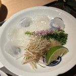 日本焼肉 はせ川 - 真子鰈のお造り