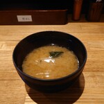 福ノ家 - 出汁の効いた美味しいお味噌汁。