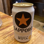 Ra-Men Doukutsuya - ビール（350円）税込【令和4年07月29日撮影】