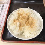 そばよし - 粉かつお振り振り(´∀｀=)