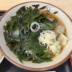 そばよし - 上空からのワカメ蕎麦♪