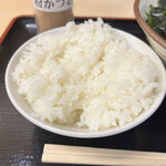 そばよし - 半ライス♪