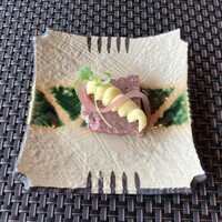 鉄板焼 備彩 - お肉のパテ