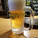 笑和酒場　けいちゃん -  90分 1580円(税抜き)飲み放題のビール