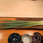 日本料理 別府 廣門 - 国東市森農園さんの森夏樹さん生産の「人生を賭けたネギ」