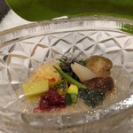 日本料理 別府 廣門 - 野菜の鉢