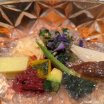 日本料理 別府 廣門 - 野菜アップ