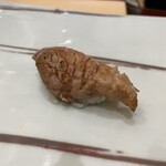 銀座 久兵衛 - 大トロ炙り