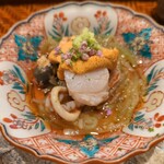 日本料理 別府 廣門 - 茄子そうめん