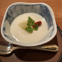 最上亭 - 桃のプリン